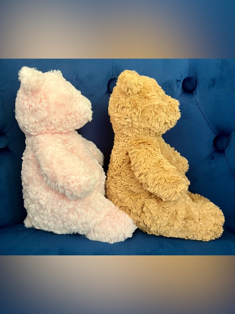 NWT Jellycat Bartholomew Bear AND Leola Bear Bundle Medium Pink / Brown - Picture 9 of 12